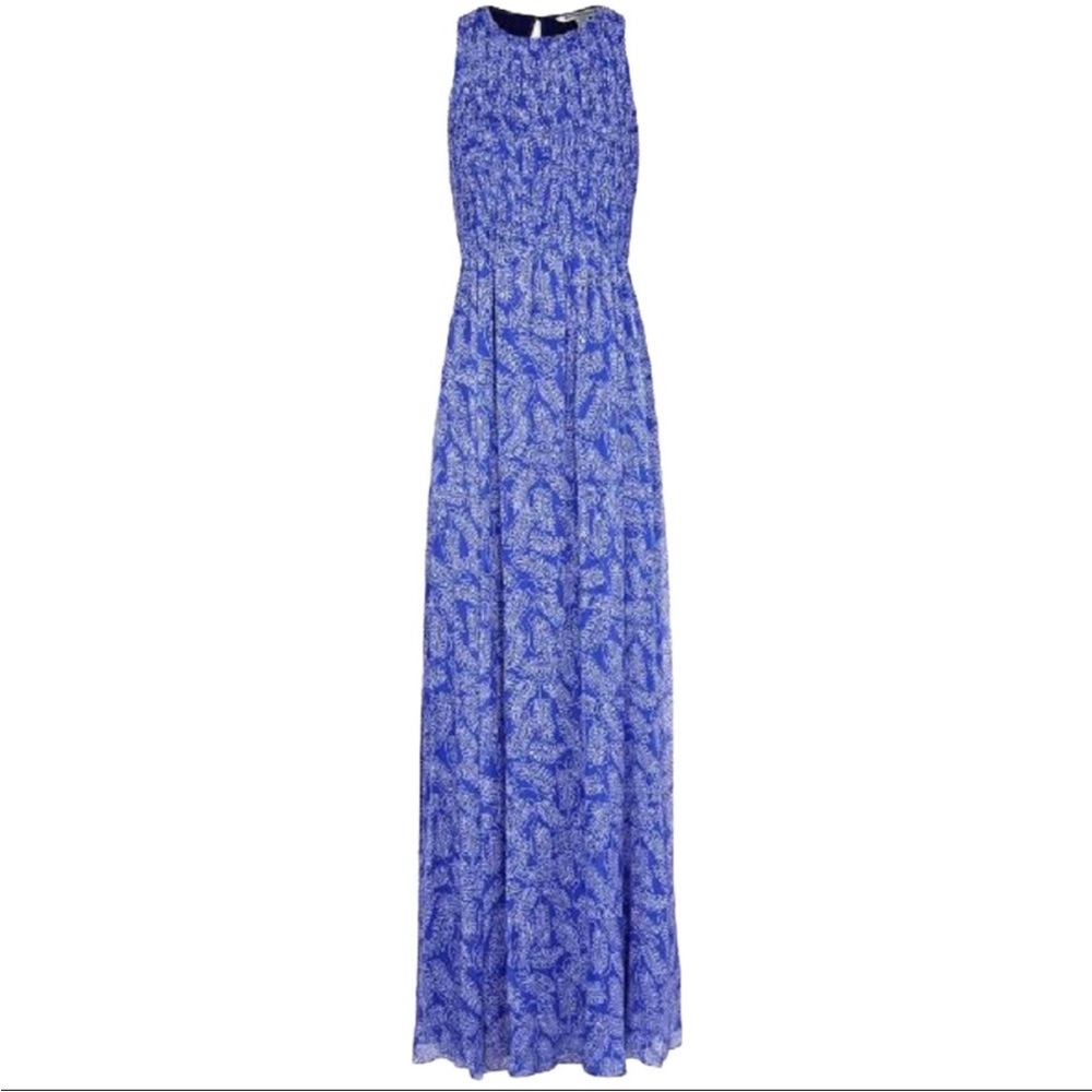 Diane Von Furstenberg Nirvana Georgette Maxi Dress